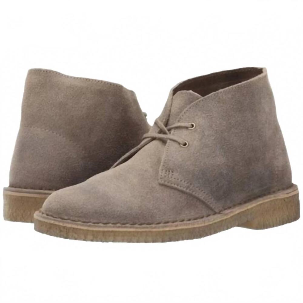 NEW CLARKS women's original desert boots in gray